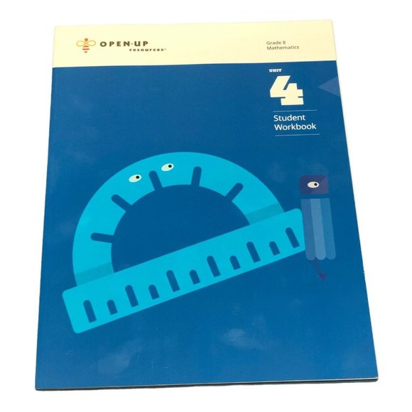 Brand NEW Open Up Resources Grade 8 Unit 4 Mathematics Homeschool 2018 Education - Picture 1 of 3